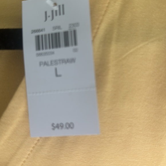 J. Jill Short Sleeve Tees - Yellow, White, Black - Picture 8 of 8